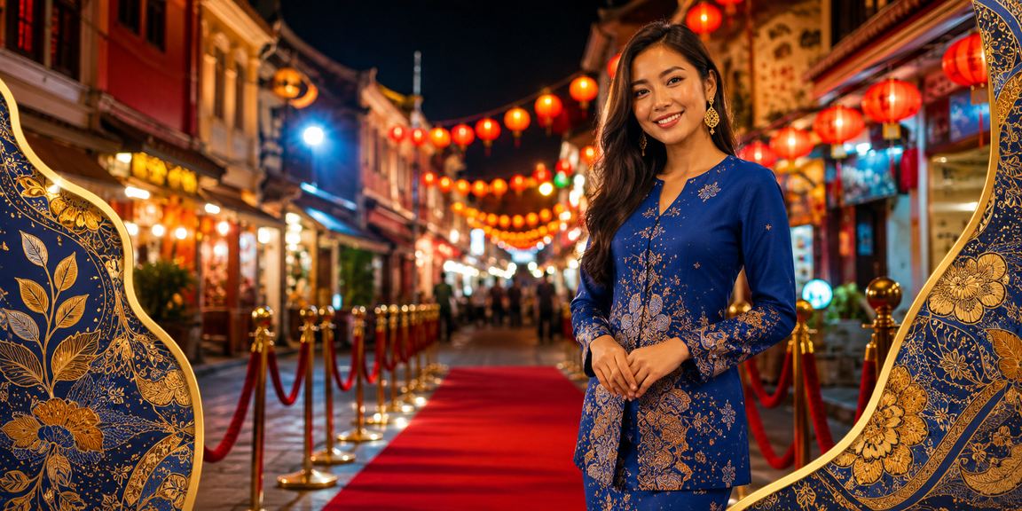 Pengguna memakai baju kurung bermain permainan kasino melalui aplikasi xc60 di Melaka